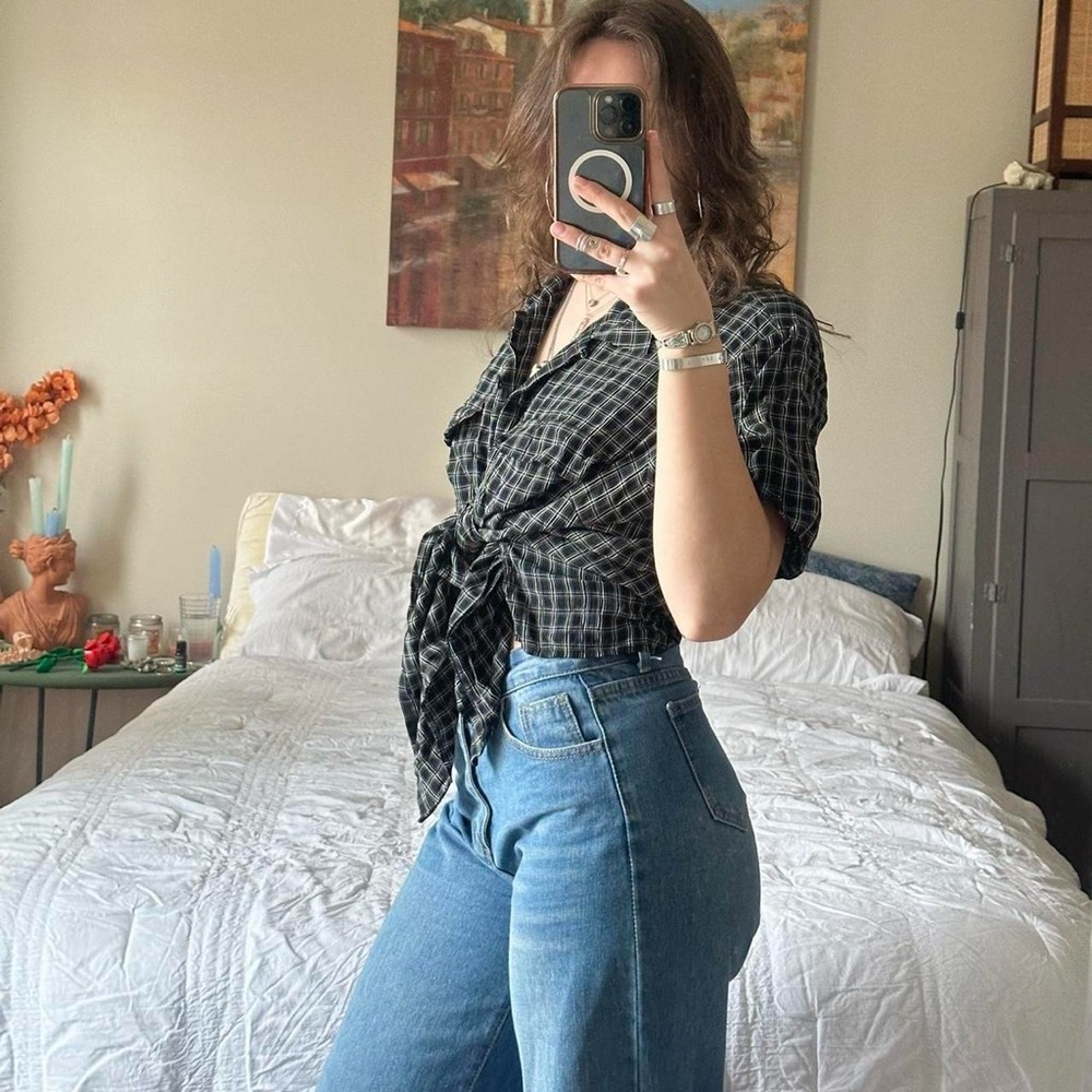 Black flannel